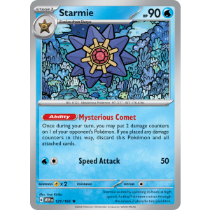 Starmie 121/165 Pokemon TCG Scarlet & Violet 151