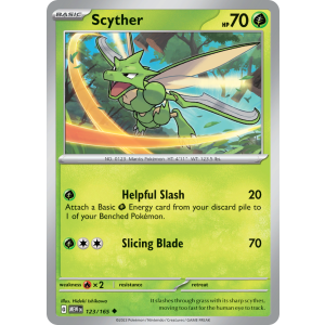 Scyther 123/165 Pokemon TCG Scarlet & Violet 151