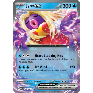 Double Rare Jynx ex 124/165 Pokemon TCG Scarlet & Violet 151