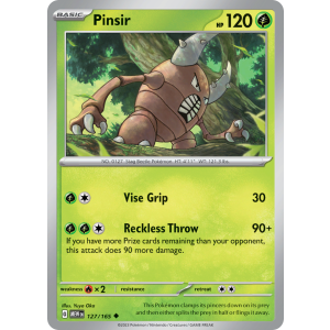 Pinsir 127/165 Pokemon TCG Scarlet & Violet 151