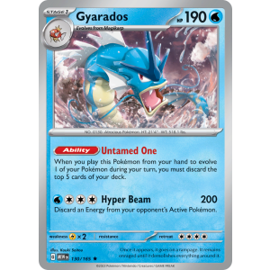 Gyarados 130/165 Pokemon TCG Scarlet & Violet 151