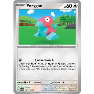 Porygon 137/165 Pokemon TCG Scarlet & Violet 151