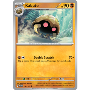 Kabuto 140/165 Pokemon TCG Scarlet & Violet 151