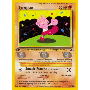 Tyrogue 66/75 Pokemon TCG Neo Neo Discovery