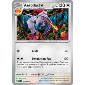 Aerodactyl 142/165 Pokemon TCG Scarlet & Violet 151