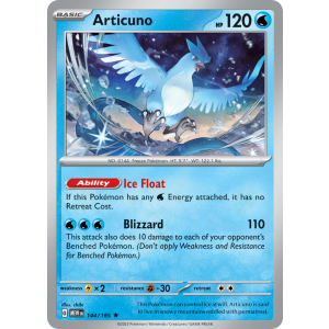 Articuno 144/165 Pokemon TCG Scarlet & Violet 151