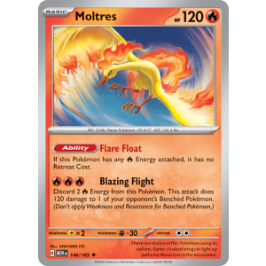 Moltres 146/165 Pokemon TCG Scarlet & Violet 151