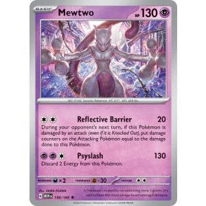 Mewtwo 150/165 Pokemon TCG Scarlet & Violet 151