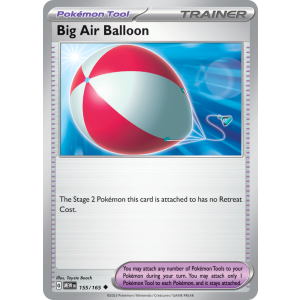 Big Air Balloon 155/165 Pokemon TCG Scarlet & Violet 151