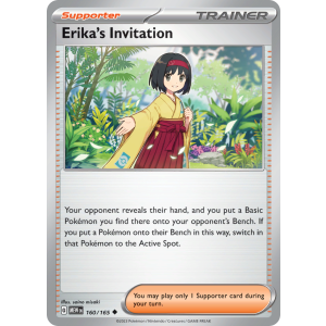 Erika's Invitation 160/165 Pokemon TCG Scarlet & Violet 151