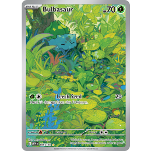 Illustration Rare Bulbasaur 166/165 Pokemon TCG Scarlet & Violet 151