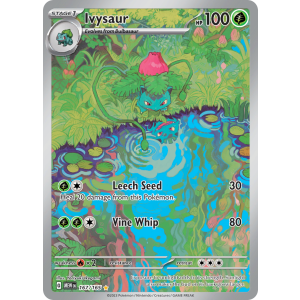 Illustration Rare Ivysaur 167/165 Pokemon TCG Scarlet & Violet 151