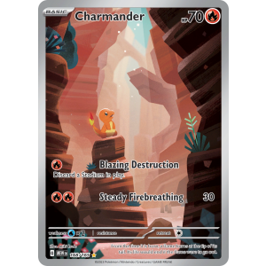 Illustration Rare Charmander 168/165 Pokemon TCG Scarlet & Violet 151