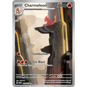 Illustration Rare Charmeleon 169/165 Pokemon TCG Scarlet & Violet 151