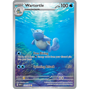 Illustration Rare Wartortle 171/165 Pokemon TCG Scarlet & Violet 151