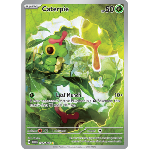 Illustration Rare Caterpie 172/165 Pokemon TCG Scarlet & Violet 151