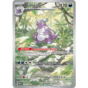 Illustration Rare Nidoking 174/165 Pokemon TCG Scarlet & Violet 151