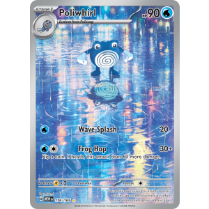 Illustration Rare Poliwhirl 176/165 Pokemon TCG Scarlet & Violet 151