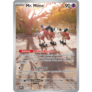 Illustration Rare Mr. Mime 179/165 Pokemon TCG Scarlet & Violet 151