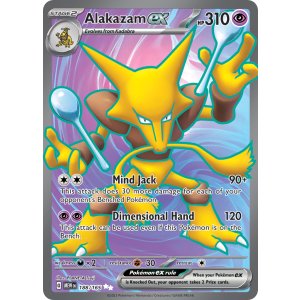 Ultra Rare Alakazam ex 188/165 Pokemon TCG Scarlet & Violet 151