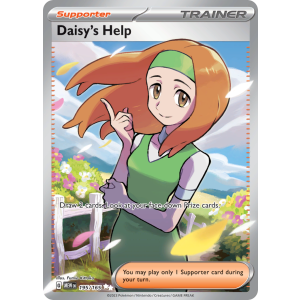 Ultra Rare Daisy's Help 195/165 Pokemon TCG Scarlet & Violet 151