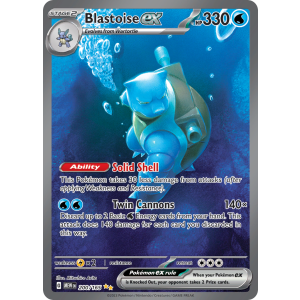 Special Illustration Rare Blastoise ex 200/165 Pokemon TCG Scarlet & Violet 151