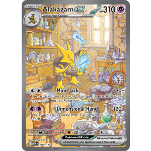 Special Illustration Rare Alakazam ex 201/165 Pokemon TCG Scarlet & Violet 151