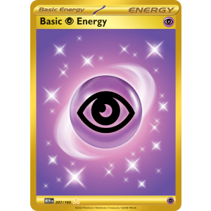 Hyper Rare Basic Psychic Energy 207/165 Pokemon TCG Scarlet & Violet 151