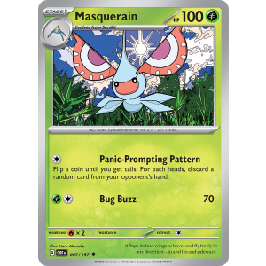 Masquerain 7/197 Pokemon TCG Scarlet & Violet Obsidian Flames