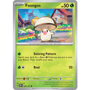 Foongus 9/197 Pokemon TCG Scarlet & Violet Obsidian Flames