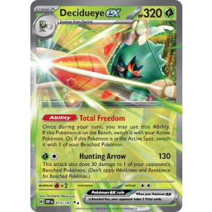 Double Rare Decidueye ex 15/197 Pokemon TCG Scarlet & Violet Obsidian Flames