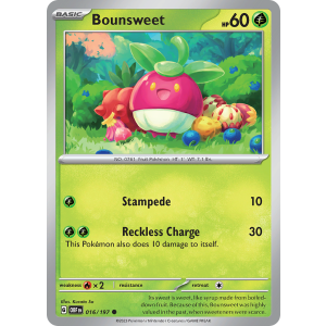 Bounsweet 16/197 Pokemon TCG Scarlet & Violet Obsidian Flames