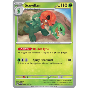 Scovillain 25/197 Pokemon TCG Scarlet & Violet Obsidian Flames