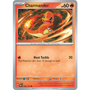 Charmander 26/197 Pokemon TCG Scarlet & Violet Obsidian Flames