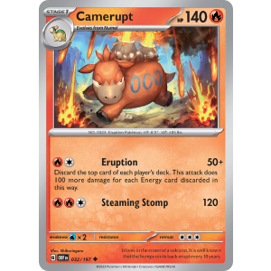 Camerupt 32/197 Pokemon TCG Scarlet & Violet Obsidian Flames