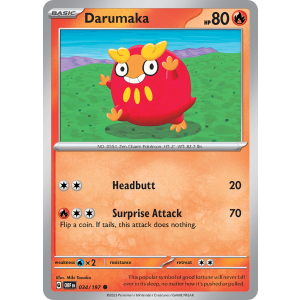 Darumaka 34/197 Pokemon TCG Scarlet & Violet Obsidian Flames