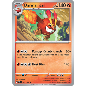 Darmanitan 35/197 Pokemon TCG Scarlet & Violet Obsidian Flames