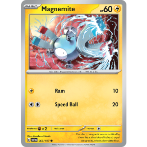 Magnemite 63/197 Pokemon TCG Scarlet & Violet Obsidian Flames