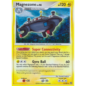 Rare Holo Magnezone 6/100 Pokemon TCG Diamond & Pearl Stormfront