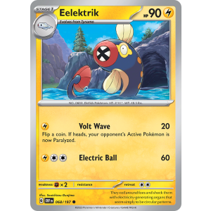 Eelektrik 68/197 Pokemon TCG Scarlet & Violet Obsidian Flames