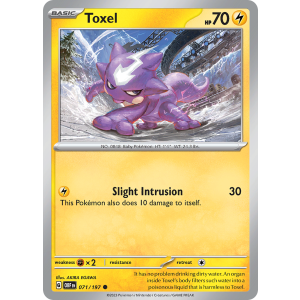 Toxel 71/197 Pokemon TCG Scarlet & Violet Obsidian Flames