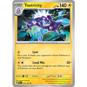 Toxtricity 72/197 Pokemon TCG Scarlet & Violet Obsidian Flames