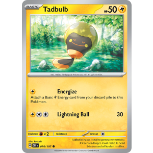 Tadbulb 74/197 Pokemon TCG Scarlet & Violet Obsidian Flames