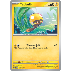 Tadbulb 75/197 Pokemon TCG Scarlet & Violet Obsidian Flames