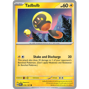 Tadbulb 76/197 Pokemon TCG Scarlet & Violet Obsidian Flames