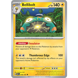 Bellibolt 78/197 Pokemon TCG Scarlet & Violet Obsidian Flames