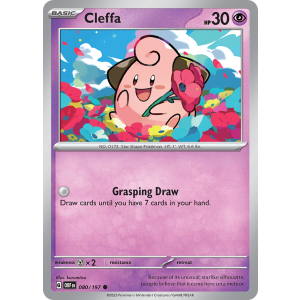 Cleffa 80/197 Pokemon TCG Scarlet & Violet Obsidian Flames