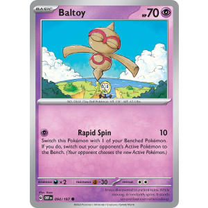 Baltoy 94/197 Pokemon TCG Scarlet & Violet Obsidian Flames