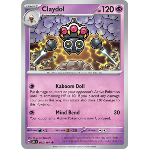 Claydol 95/197 Pokemon TCG Scarlet & Violet Obsidian Flames