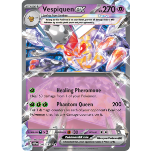 Double Rare Vespiquen ex 96/197 Pokemon TCG Scarlet & Violet Obsidian Flames